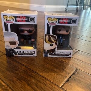 Funko Pop! Sons of Anarchy Clay and Gemma Figures